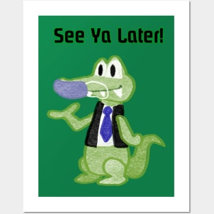 Masked Alligator Posters and Art